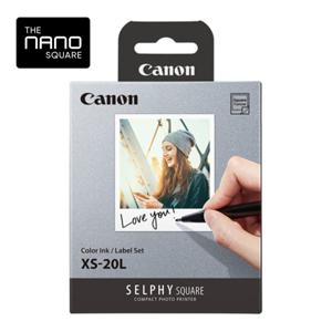 CANON [더나노스퀘어]캐논 SELPHY SQUARE QX10 전용 스티커 인화지 (20매) XS-20L