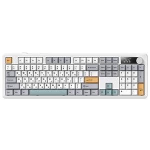 프리플로우 아콘 archon AK74 104키 유무선 기계식 키보드 노브 / LCD / 풀배열 메카닉_히야신스축 V1