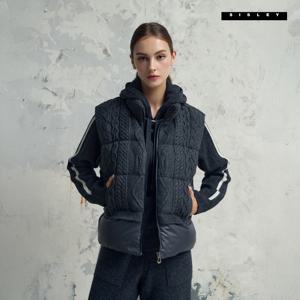 [론칭가 249000원][SISLEY] 시슬리 24FW 하이브리드 니트다운베스트