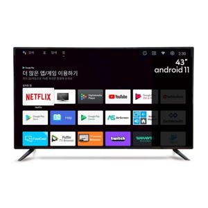 [써밋티비] A430ES FHD 43인치 구글안드로이드 11 스마트 TV  / 에너지효율1등급/무료배송