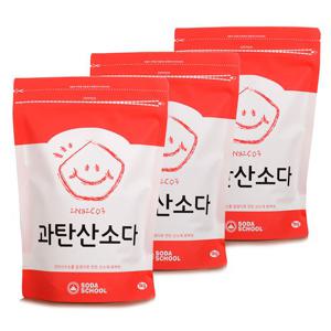 산소계 표백제 과탄산소다 1kg 3개