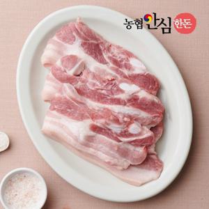 [농협안심한돈][냉장] 국내산 돼지 오겹살 1kg 구이 수육 보쌈 찌개