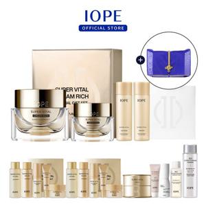 [10%할인+10%적립]  아이오페 슈퍼바이탈 크림 리치 50ml+25ml 더블기획세트+사은품 17종+쇼핑백+지함보포장