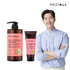 메디올 두피 청정 단백질 모발 손상 케어 트리트먼트 200ml+샴푸800ml 힐링부케향