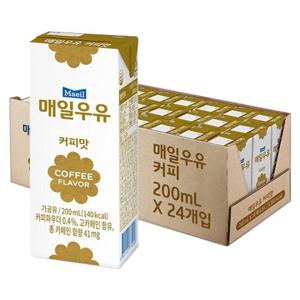 매일 멸균우유 커피맛 200ml X 24팩