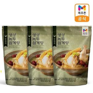 목우촌 생생 녹두삼계탕 1kg x 3개