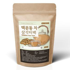 [조은약초] 국내산 볶은 맥문동차 티백 1g x 100개입 (총 100g)