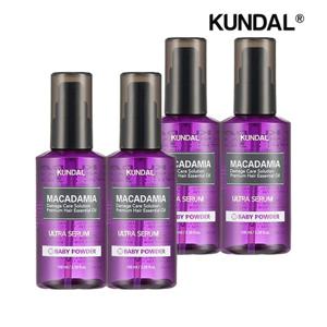 쿤달 마카다미아 울트라 헤어세럼 베이비파우더 100ml x4개