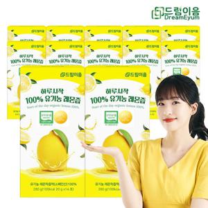 드림이음 하루시작 NFC 100% 유기농 레몬즙 레몬수 280g x 12박스