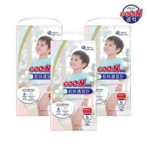 군 기저귀 플러스 팬티 특대형(XL) 38P x 3팩