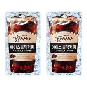 칸타타 아이스 블랙커피 230ml x 20팩 파우치음료