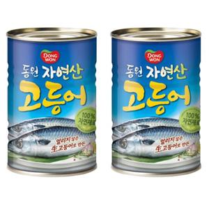 동원 고등어 통조림 300g x 2캔 원터치