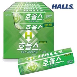 [땡큐온]호올스 HALLS 라임향 캔디 27.9g 20개입