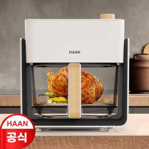 한경희 스마트 다이얼 보이는 유리 에어프라이어 4.3L HAF-B430 글라스바스켓