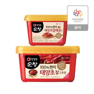 청정원 순창 찰고추장2kg+덜매운고추장500g