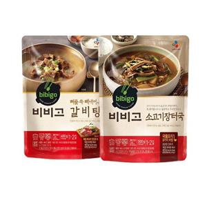 비비고 갈비탕 400g x 3팩 + 소고기장터국 500g x 3팩