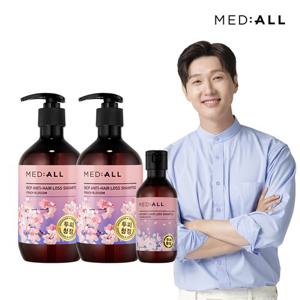 메디올 두피 청정 안티 헤어로스 피치블라썸 샴푸 480ml 2개+100ml 1개