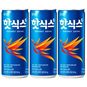 [롯데] 핫식스 250ml x 60캔 에너지 탄산 음료