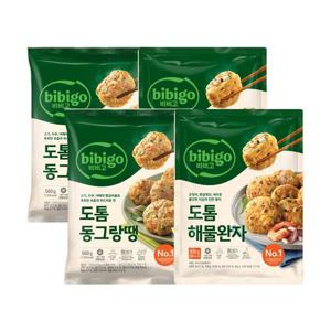 [CJ] 비비고 도톰동그랑땡 560g x2개+도톰해물완자 510g x2개