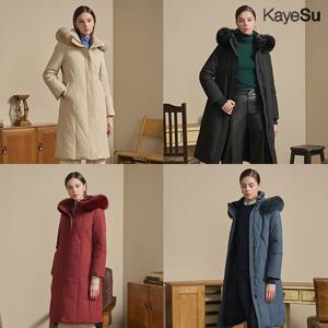 [Kayesu] 케이수 24FW 유러피안 트리플 풀스킨 구스다운 롱코트