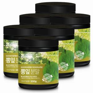 [조은약초] 뽕잎가루 200g x 6통구성 (총 1200g)