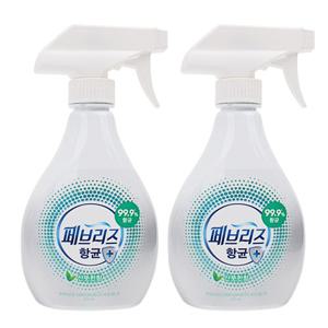 페브리즈 항균플러스 섬유탈취제 산뜻한향 370ml x2개