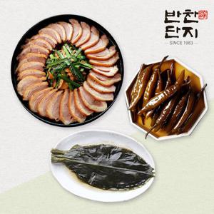 [반찬단지] 훈제오리슬라이스 800g+청양간장고추 1kg+명이나물 1kg