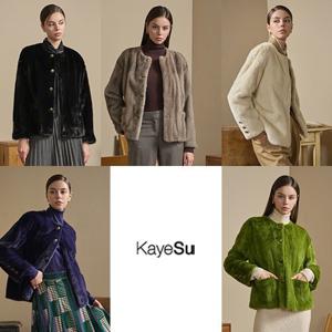 [Kayesu] 케이수 24FW 휘메일 풀스킨 라운드 밍크 자켓