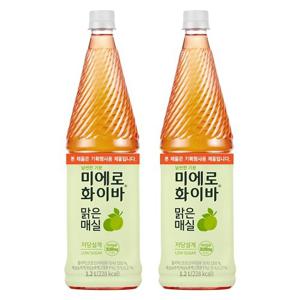 미에로화이바 맑은매실 1.2L X 12개 식이섬유음료 매실음료