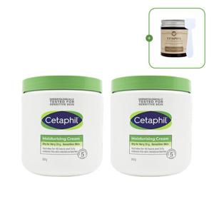 [세타필][Cetaphil] 세타필 모이스춰 라이징 크림 대용량 550g 2개+스파출라+소분통