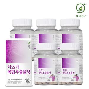 휴나인 국산 눈엔 차즈기 추출물정 5박스(박스당 600mg x 60정) 차조기 결명자 자소엽 루테올린