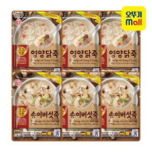 [오뚜기] 오즈키친 송이버섯죽 450g 3개+영양닭죽 450g 3개