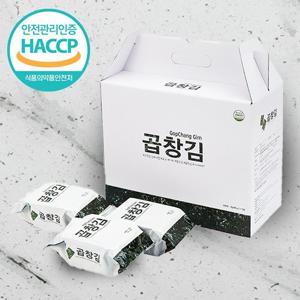 [웰굿]HACCP 광천 곱창김 선물세트(식탁용김12봉)