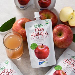 [동안동농협] 정직한 100% 사과즙 120ml 30팩+30팩(총 60팩)