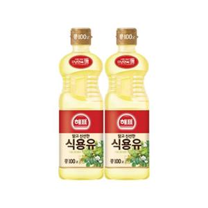 [사조대림] 해표 콩기름 900ml x2병 /식용유