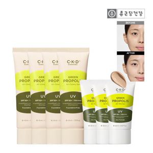 ♥CKD톤업선크림♥그린프로폴리스 파운데이션 프리선 40ml*4+ 마일드선 20ml*3