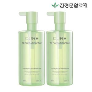 [김정문알로에] 큐어 마이 퍼스트 탑투토 워시 500ml 2개