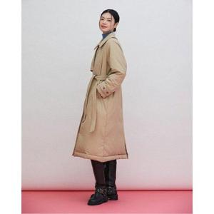 갤러리아_(24 F/W) (덕) 트렌치형 벨티드 롱 다운 코트 AQ4PDB66