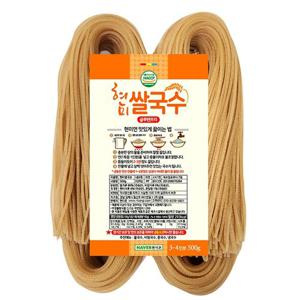 [팜쿡] 글루텐프리 우리 현미쌀국수 500g x 3팩 (9인분)