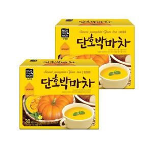 [녹차원] 단호박마차 30스틱 x 2팩 (달콤한 단호박과 부드러운 마)