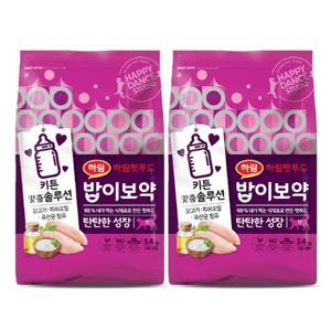 [하림펫푸드] 밥이보약 CAT 탄탄한성장 3.4kg x 2개