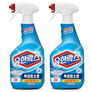 유한양행 유한락스 욕실청소용 대용량 용기 900ml X 2개