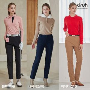 [DRUH] 24FW 드루골프 여성 본딩기모팬츠 2종