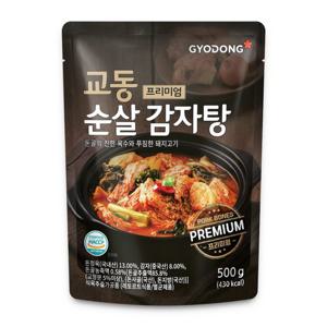 [교동식품] 프리미엄 간편식 순살 감자탕 500g x 6팩 (실온)