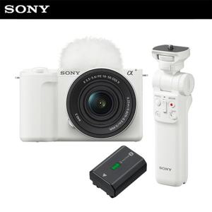 [SONY] 소니 카메라 ZV-E10M2K 화이트 (SELP16502 렌즈킷) + GP-VPT2BT + NP-FZ100 패키지 / 브이로그 알파