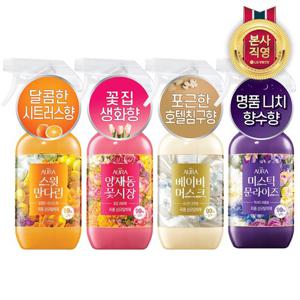 아우라 퍼퓸 섬유탈취제 490ML 본품 x 2개 (4종 중 택1)