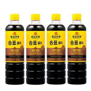 몽고 송표 골드 양조간장 900ml x 4개