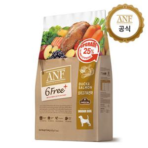 [N] ANF 식스프리플러스 인도어 독 오리고기&연어 5.6kg