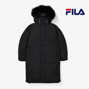 FILA 휠라 HC29 남성 킹덤 코트 구스 롱다운 점퍼 FS2DJE4204M-BLK