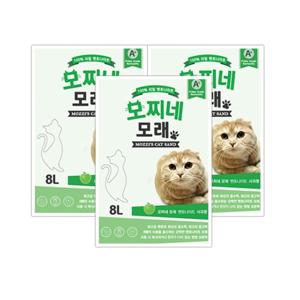 모찌네 고양이 모래 사과향 8L x 3EA(24L) 18.6kg